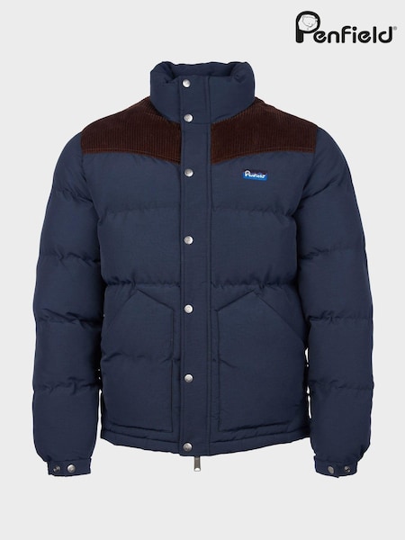 Penfield Blue Mens Easton Jacket (AK3924) | £200
