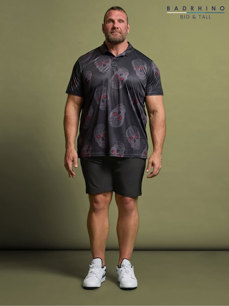 BadRhino Big & Tall Black Golf Shorts (AK4398) | £39