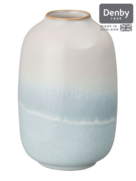Denby Pink Quartz Rose Small Barrel Vase (AK4701) | £70