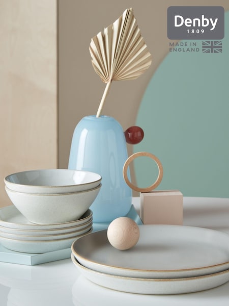 Denby 12 Piece Cream Impression Tableware Dinner Set (AK4717) | £136