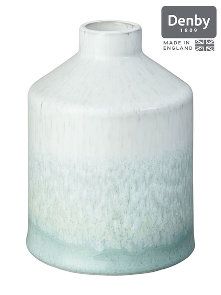 Denby Green Kiln Small Bottle Vase (AK4718) | £50
