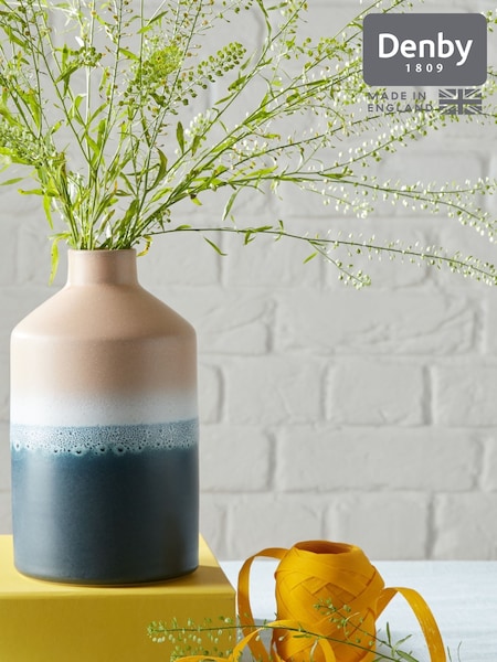 Denby Pink Mineral Blush Large Bottle Vase (AK4745) | £70