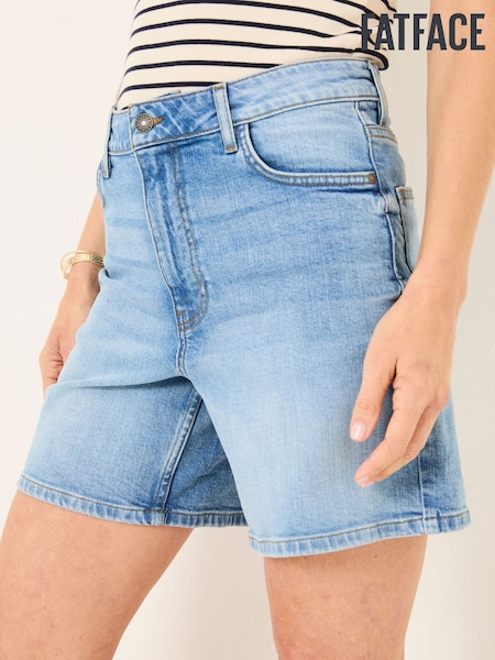 FatFace Harlyn Light Blue Denim Harlyn Denim Shorts (AK4781) | £39.50