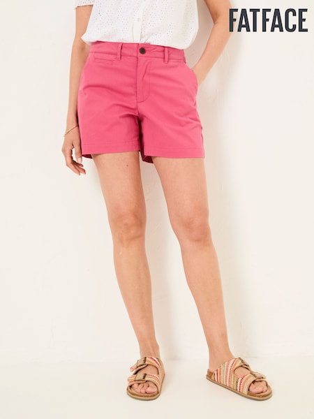 FatFace Padstow Dark Pink Chino Shorts (AK4794) | £39.50