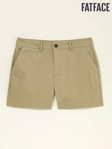 FatFace Padstow Khaki Green Chino Shorts (AK4802) | £39.50