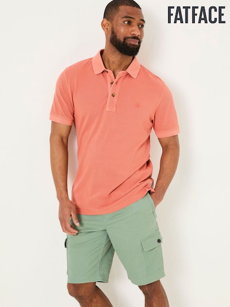 FatFace Orange Pique Polo (AK4886) | £29.50