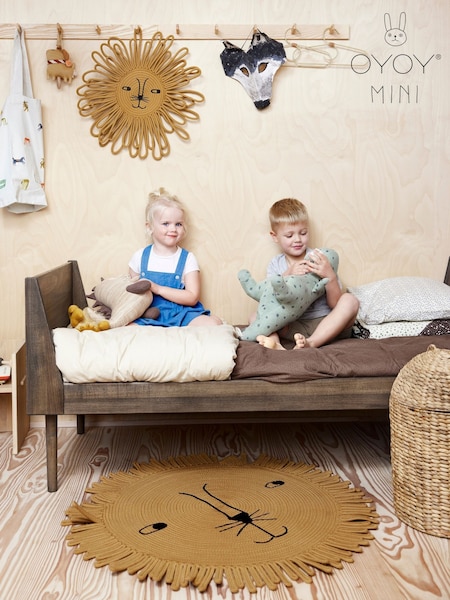 OYOY Mini Camel Mara Lion 100% Cotton Rug (AK5084) | £60