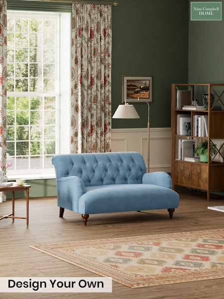 Soren Fine Boucle/Soft Indigo Blue - Milner By Nina Campbell