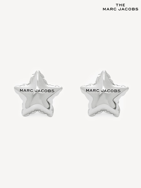 Marc Jacobs Silver Tone Balloon Star Earrings (AK5661) | £95