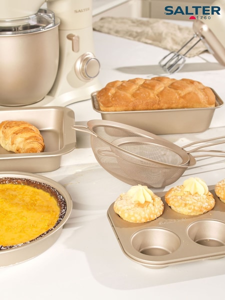 Salter Gold Bakes Bakeware 5 Piece Set (AK5701) | £30