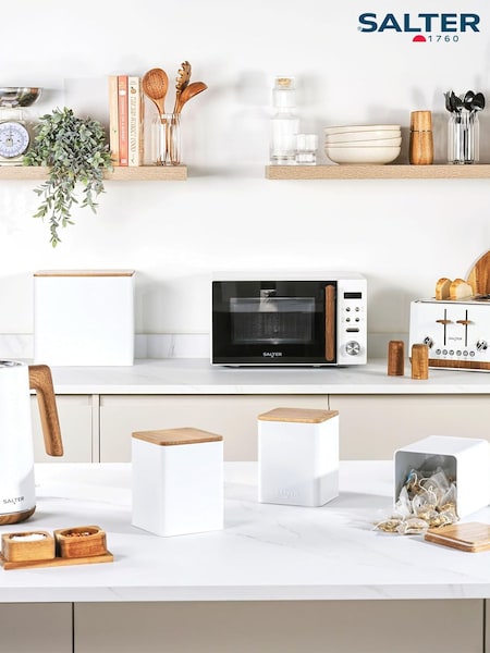 Salter 4 Piece White Toronto Countertop Set (AK5715) | £45