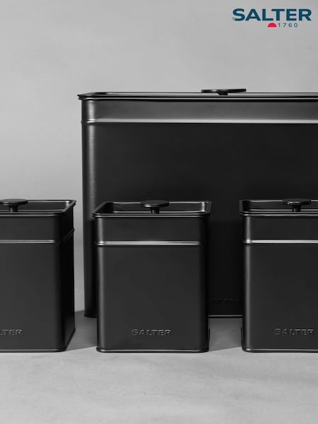 Salter 4 Piece Black Kuro Countertop Set (AK5724) | £0