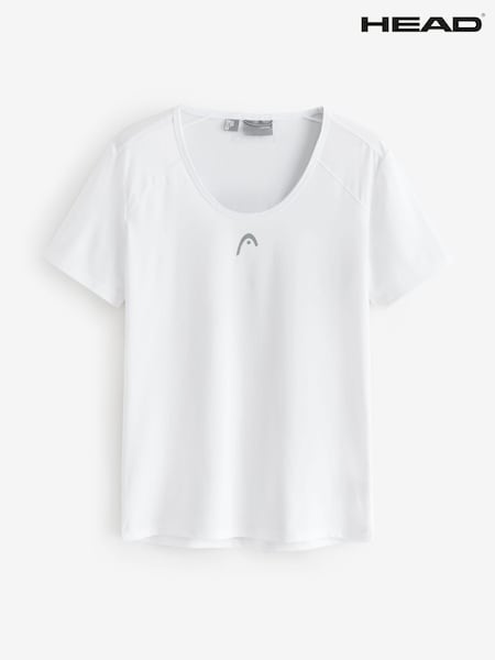 Head White Womens Club Tech T-Shirt (AK5781) | £35
