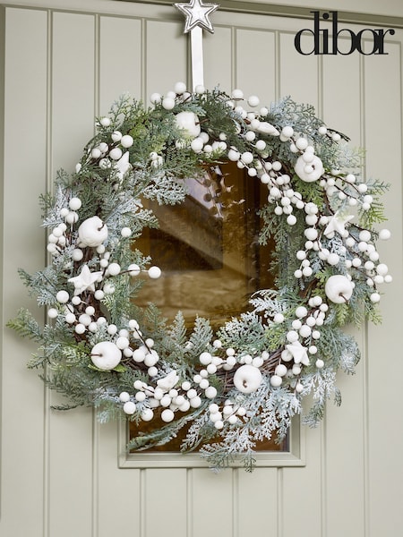 Dibor Green Winter Orchard Wreath (AK5817) | £42
