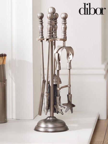 Dibor Silver Antique Pewter Companion Set (AK5831) | £39