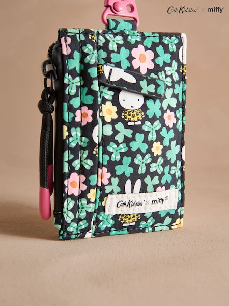 Cath Kidston Black Ditsy Miffy Utility Purse (AK5844) | £22