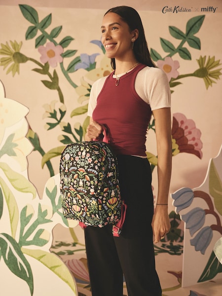 Cath Kidston Black Create Miffy Compact Backpack (AK5849) | £59