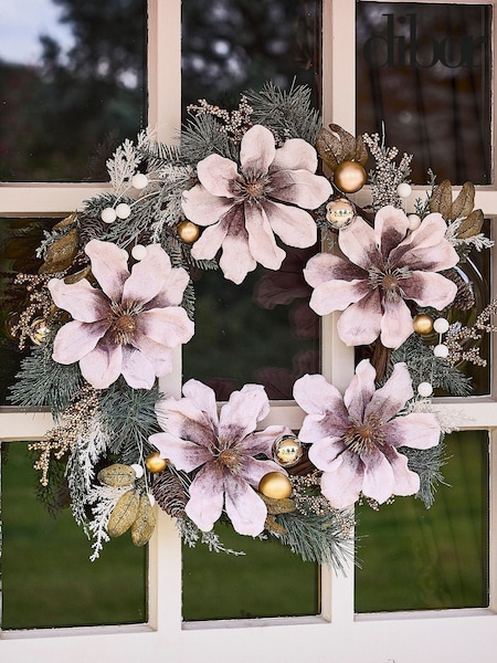 Dibor Pink Magnolia Blush Wreath (AK5967) | £48