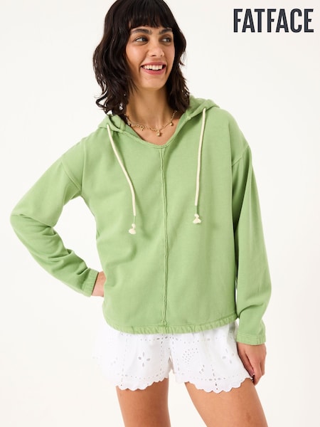 FatFace Green Beach Overhead Hoody (AK6082) | £49.50