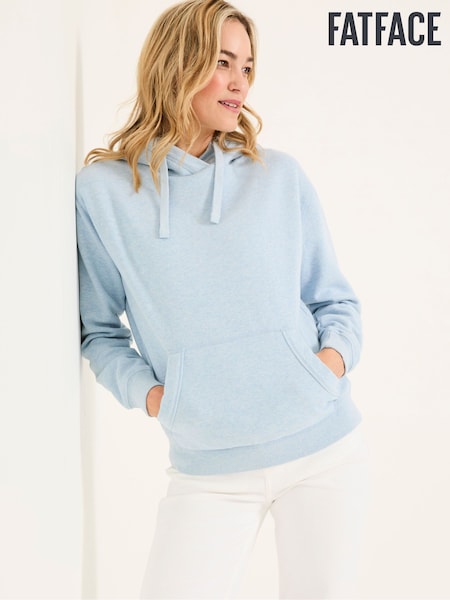 FatFace Izzy Pale Blue Overhead Hoodie (AK6097) | £45