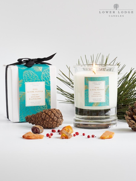Lower Lodge 1 Wick Lower Lodge Oak Hills Pine & Pink Pepper Candle (AK6252) | £25