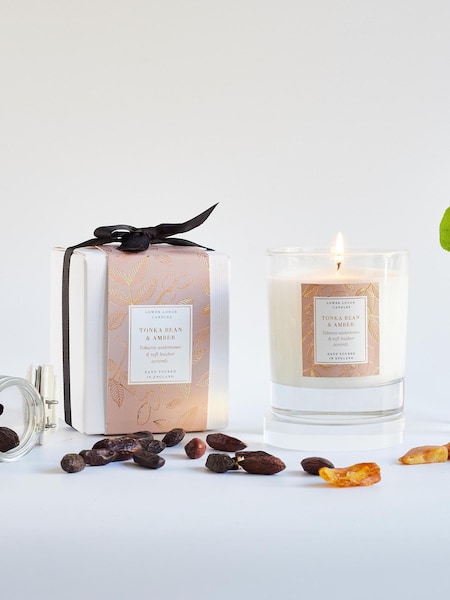 Lower Lodge 1 Wick Lower Lodge  Oak Hills Tonka Bean & Amber Candle (AK6257) | £25