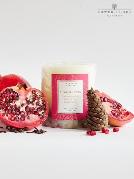 Lower Lodge Lower Lodge Oak Hills Pomegranate Medium Botanical Candle (AK6264) | £25