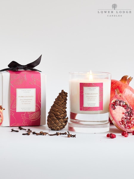 Lower Lodge 1 Wick Oak Hills Pomegranate Candle (AK6271) | £25