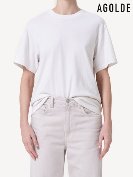 AGOLDE White Jay T-Shirt (AK6443) | £120