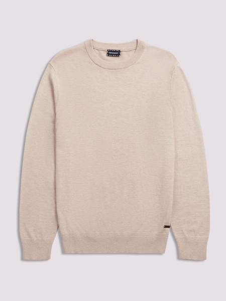 Duchamp Light Grey Crew Neck Knit Jumpers (AK6460) | £89