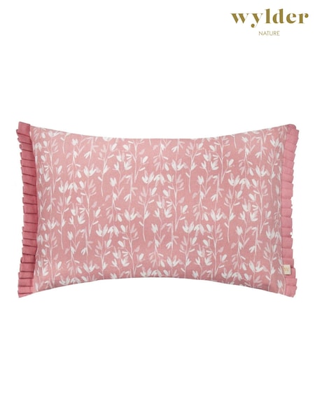 Wylder Petal Belle Floral Print 100% Cotton Frilled Cushion (AK6671) | £18