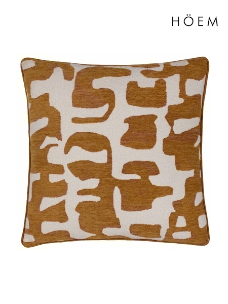 HÖEM Bronze Caval Jacquard Chenille Cushion (AK6692) | £26