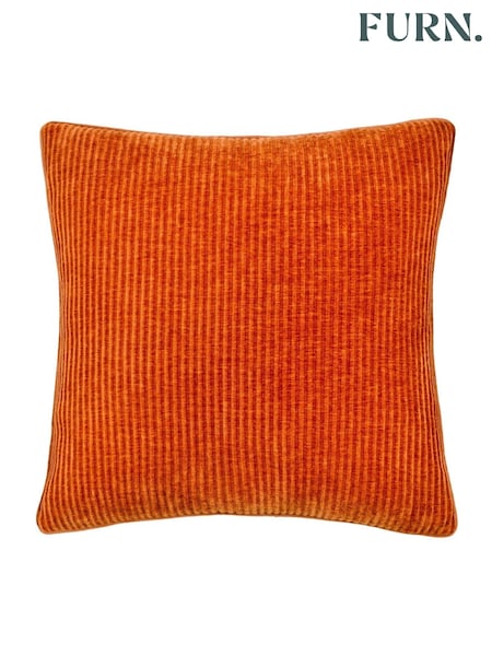 Furn Brick Orange Garda Corduroy Cushion Bundles (AK6753) | £22