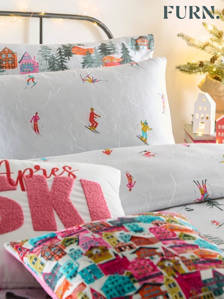 Furn Snow Après Ski Tufted Cushion (AK6941) | £17