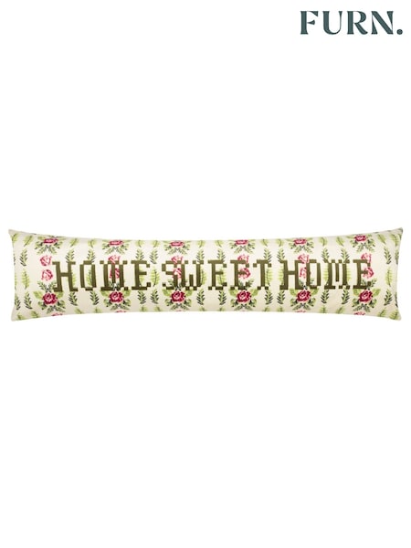 Furn Willow Green Feeoni Sweet Home Velvet Draught Excluder (AK6942) | £17