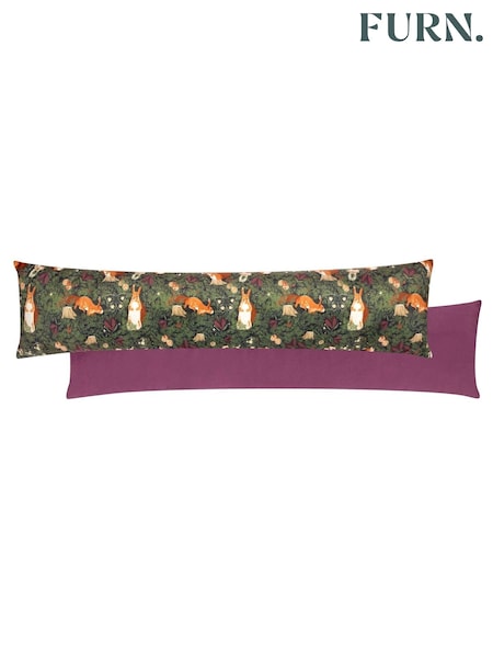 Furn Multicolour Pineberry Forest Velvet Draught Excluder (AK6977) | £17