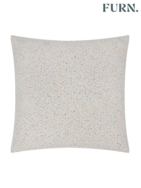 Furn White Hali Woven Fleck Cushion (AK6992) | £17