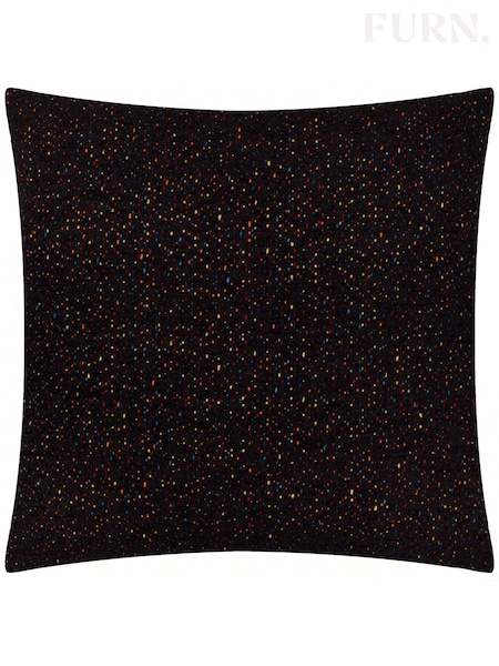 Furn Black Hali Woven Fleck Cushion (AK7004) | £17