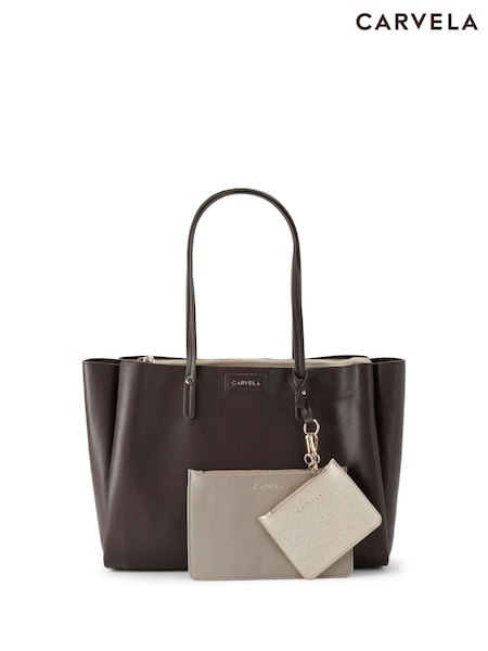 Carvela Freya Triple Compartment Tote Bag with Removable Pouches (AK7045) | £69