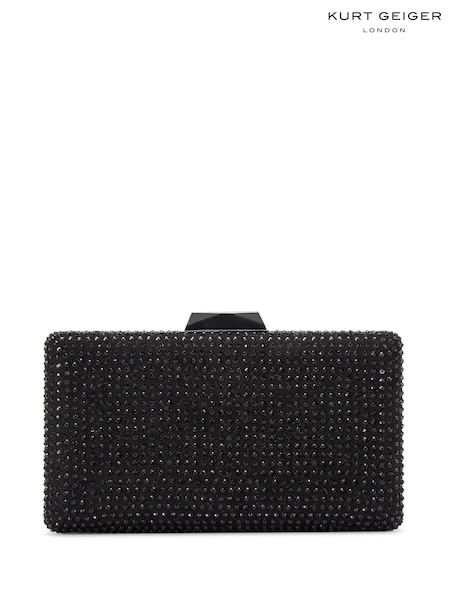Kurt Geiger London Bella Gem Black Clutch Bag (AK7067) | £69