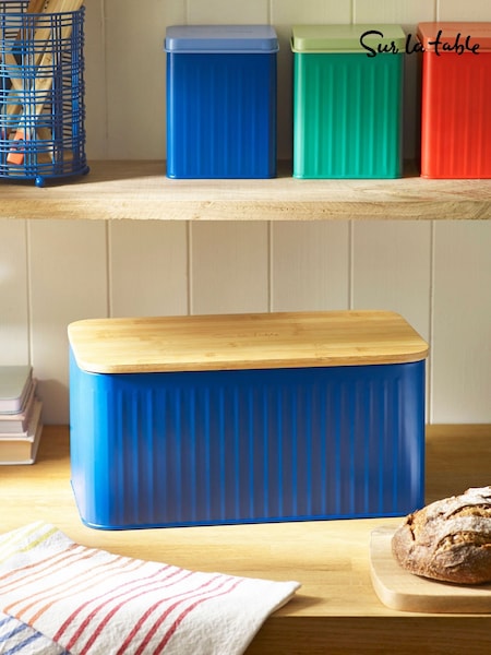 Sur La Table Blue Colour Me Happy Blue Bread Bin (AK7097) | £40