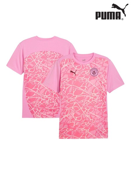 Puma Pink Manchester City Pre Match Top (AK7244) | £55