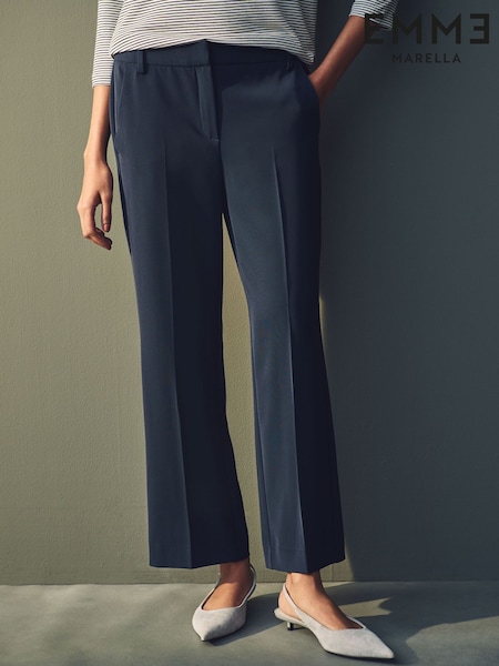 Emme Marella Blue Eloise Trousers (AK7280) | £88