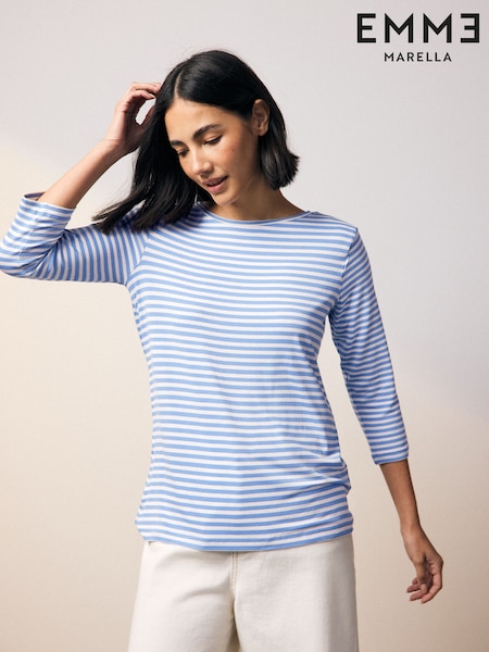 Emme Marella Blue Lidia T-Shirt (AK7293) | £40