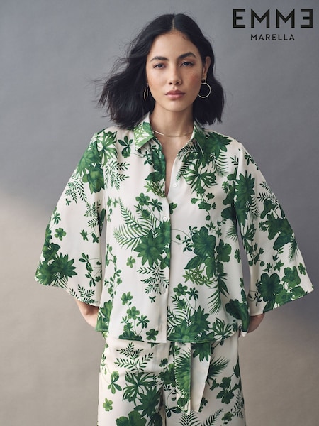 Emme Marella Green Tago Shirt (AK7329) | £88