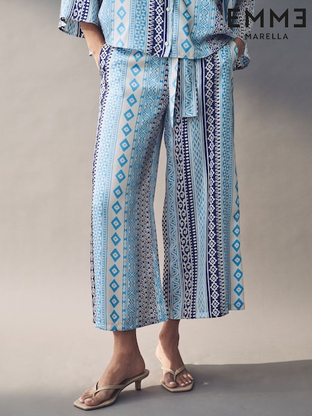 Emme Marella Blue Risico Long Trousers (AK7331) | £96