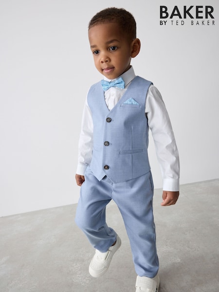 Baker by Ted Baker Waistcoat Shirt And Trousers Set (AK7340) | £67 - £70