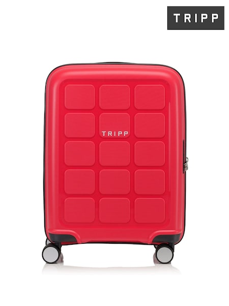 Tripp Red Holiday 8 Cabin 4 Wheel Suitcase 55cm (AK7388) | £55