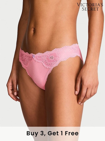 Victoria's Secret Pink Hope Bikini Heart Knickers (AK7416) | £9