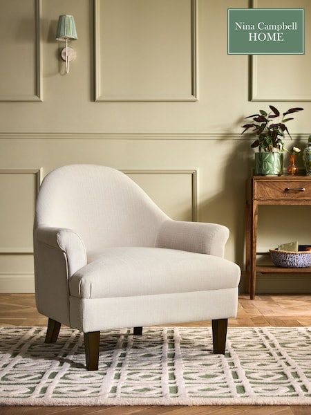 Nina Campbell Clabon Natural Rosemoor Accent Chair (AK7717) | £399